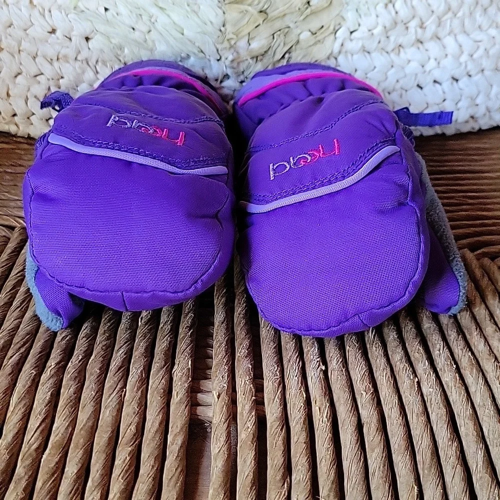 HEAD Junior Ski & Snowboarding Mittens, purple, size XXS (1-2 yrs)